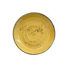 Piatto Piano Java Sunrise Yellow di Sango ø 32 cm. (6 Pz.)