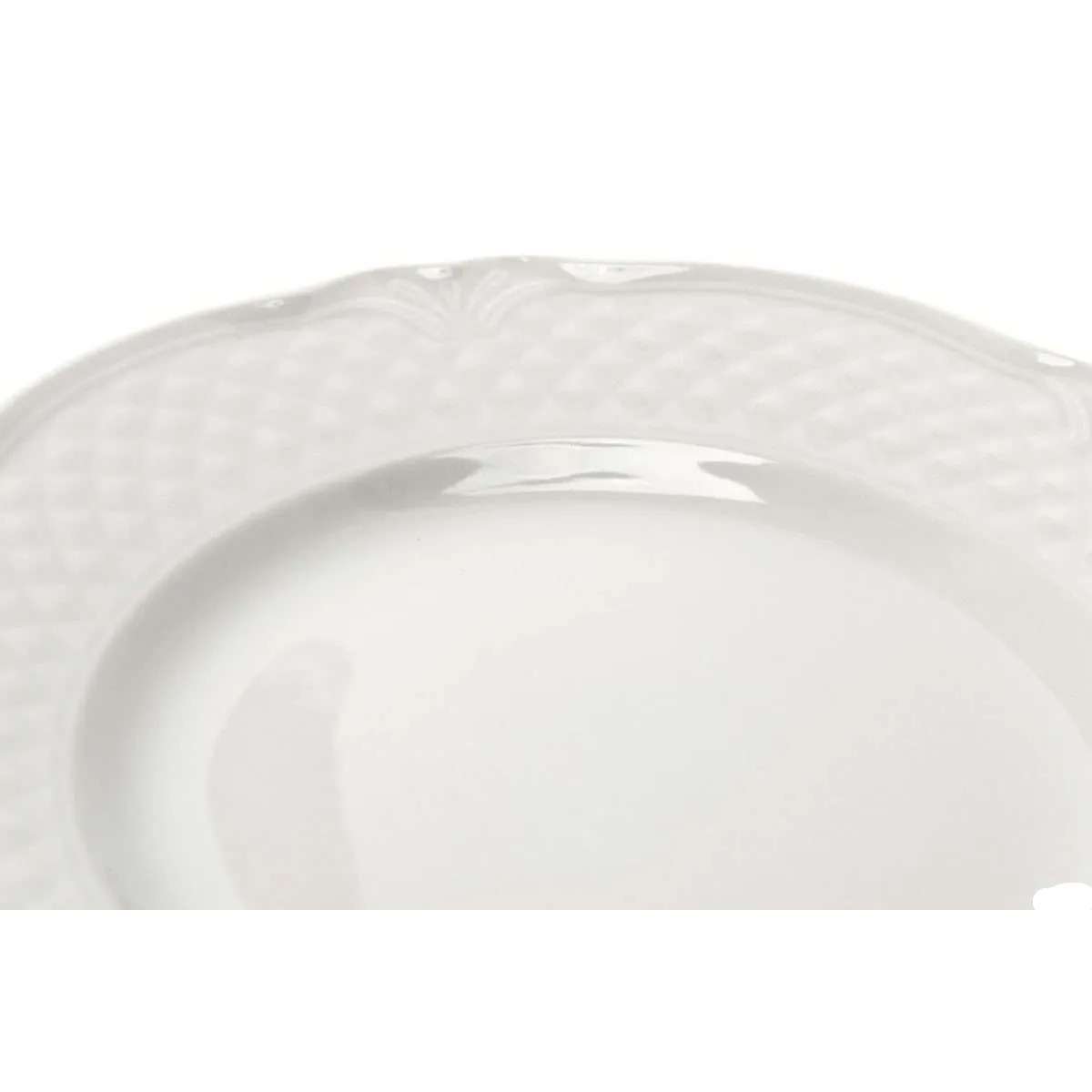 malaga bianco – piatto piano cm 26 porcellana (12 pz.)