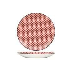 mosaik-piatto piano cm.28,5 red rh40069-11.25-j63b