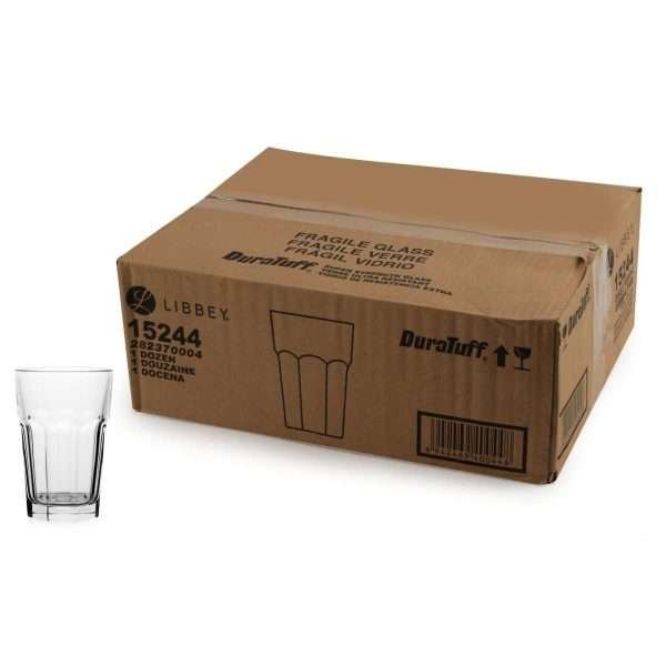 gibraltar beverage confezione 12 bicchiere cl 41 in vetro temperato impilabile - immagine 2