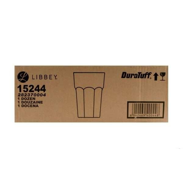 gibraltar beverage confezione 12 bicchiere cl 41 in vetro temperato impilabile - immagine 4