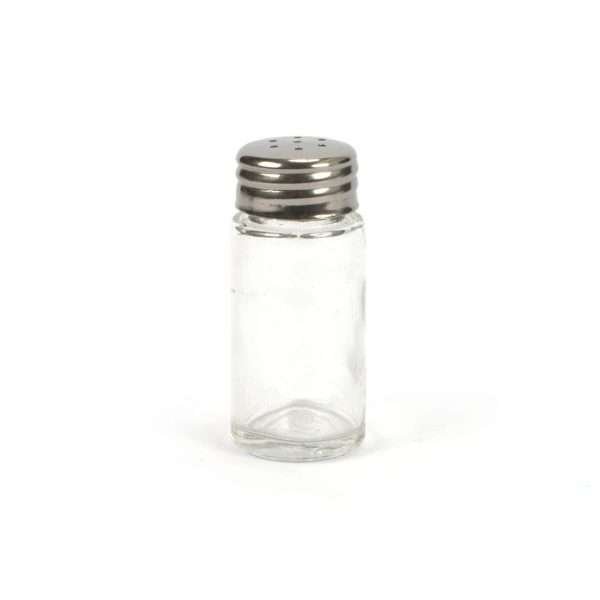 spargisale vetro coperchio inox 18.8  articolo 33