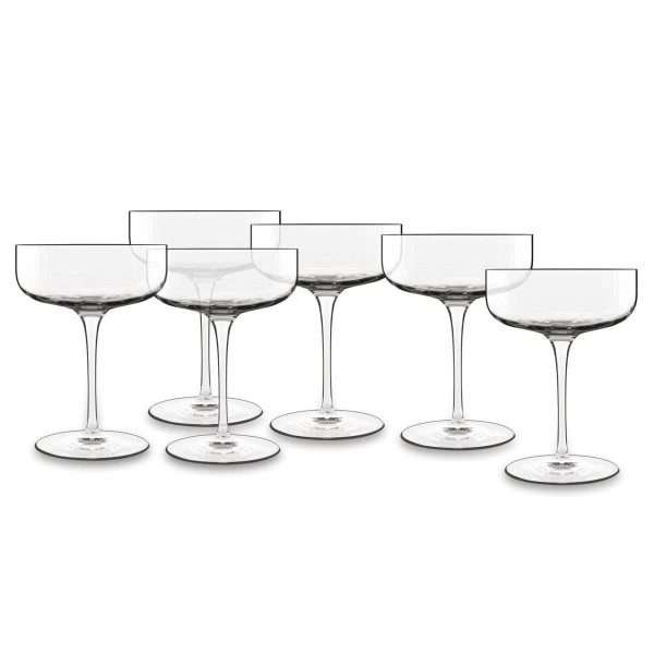 vinalia - cf.6 calici champagne cl.30 h.14,2 cm.10,5