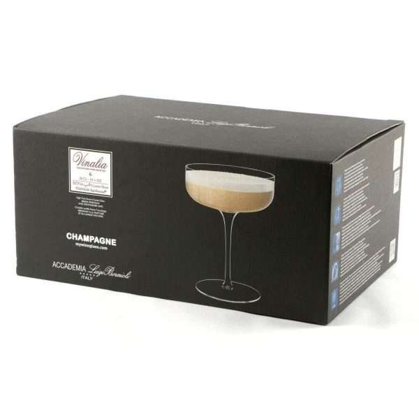 vinalia - cf.6 calici champagne cl.30 h.14,2 cm.10,5 - immagine 4