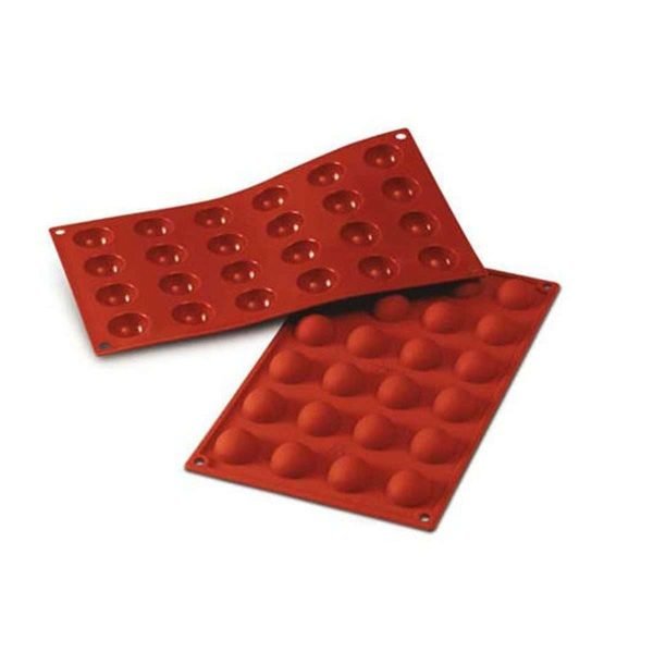 classic silic-stampo 24 semisfere cm 3 h 1,5   sf006
